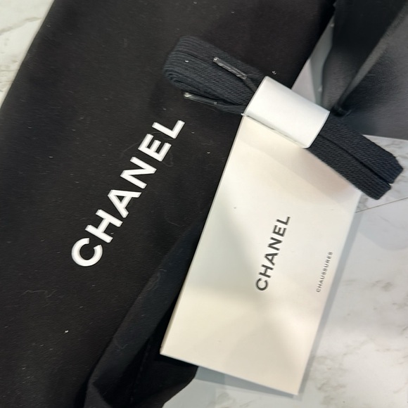 CHANEL logo mania suede sneakers size 38 - Picture 7 of 16